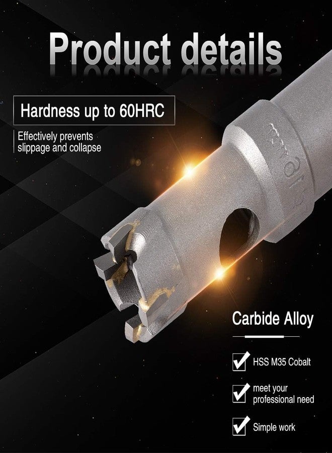 UPTODATETOOLS 16mm Tungsten Carbide Tipped Teeth Hole Cutter, TCT Drill Bit Hole Saw Set for Stainless Steel, Sheet, Metal - Image 5